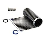 Calorique Heizbahn Infrarotheizfolie Bodenheizung Fußbodenheizung 150 W/m², 50 cm breit, 1,5m lang - effiziente und kostengünstige Heizung für Neubau oder Altbau-Sanierung