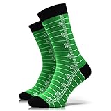 40YARDS American Football Spielfeld Socken - Unisex für Männer, Frauen & Kinder, One Size (Einheitsgröße: 37-46) - Geschenk für Football F