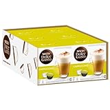 NESCAFÉ Dolce Gusto Cappuccino 96 Kaffeekapseln (Arabica und Robusta Bohnen, Vollmundiger Kaffee und lockerer Milchschaum, Aromaversiegelte Kapseln), 6er Pack (6x16 Kapseln)