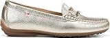 Fluchos Bruni F2156 Damen Mokassins, Platinmetall, 35 EU
