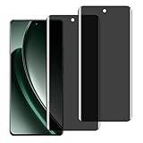 chejuza sichtschutz panzerglas für Realme Gt 6 / 6T [2 Stück], 9H Härte, Vollständige Abdeckung Schutzglas, Anti-Spy,Zero Bubble HD Display
