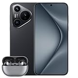 HUAWEI Pura 70 Smartphone, 12 GB + 256 GB, Flat Edge Display, Ultra Speed Snapshot, Super Robust Kunlun Glass, 66 W Supercharge, 4900 mAh Battery, Black + Freebuds Pro 3