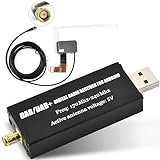 Hikity DAB/DAB+ Digital Adapter Tragbarer DAB+ Radio Tuner Empfänger mit Antenne+SMA Glass Antenne Set, USB 2,0 Dongle für U