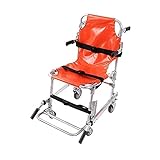 ZEIA3 Krankenwagen-Treppen-Stuhl Medizinischer Aufzug-Treppen-Stuhl-Aluminiumlegierung-Faltbarer Auf- und Abstiegs-Treppen-Trage-4-Rad-Notevakuierungs-Trage-Stuhl 159kg Tragfähigk