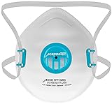 5 Stück ACE ProTec FFP3-Masken - Einweg-Staubschutzmaske mit Ventil - EN 149 - Staubmaske gegen Asbest & S