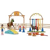 schleich FARM WORLD 42481 Bauernhof Pony Trainings-Set mit Pferd, Trainer und Zubehör - 41-Teiliges Tiere Spielzeug-Set, Bauernhof Spielzeug für Jungen und Mädchen ab 3 J