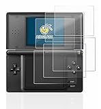 BROTECT Panzerglasfolie für Nintendo DS LITE (3 Stück) Schutzglas Schutzfolie [Extrem Kratzfest 9H, Anti-Fingerprint, Ultra-Transparent]