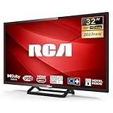 RCA 32 Zoll (80cm) TV Fernseher LED HD Ready Triple Tuner(DVB-T/T2-C-S/S2) Dolby Audio HDMI*2 USB-Media Player CI/CI+ Hotelmodus RBH4C(2023)