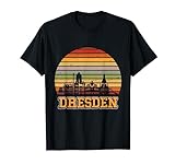 Dresden Skyline Retro Vintage Souvenir Dresden T-S