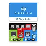 Wicked Chili 8in1 SIM Karten Adapter Aufbewahrung Set/Nano Micro Standard Karte + Simkarten Nadel für Handy, Tablet, Smartphone, Mobiler WLAN Router, LTE Reiserouter, Surfstick, Phone, S
