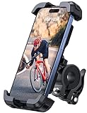 Lamicall Handyhalterung Fahrrad, Handyhalter Motorrad - 2024 Universal 360° Fahrrad Halter für iPhone 15 14 Pro Max Plus, SE, 13 12 Pro Max Mini, 11, Xs Max, XR, X, 8, 7, Samsung S10 S9, Smartp