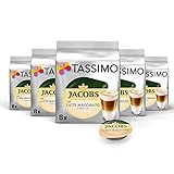 Tassimo Kapseln Jacobs Typ Latte Macchiato Vanilla, 40 Kaffeekapseln, 5er Pack, 5 x 8 Getränk