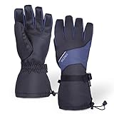BRIGENIUS Skihandschuhe wasserdichter und atmungsaktiver, Warme Touchscreen Handschuhe für Herren und Damen, Fahrradhandschuhe für Reiten Laufen Skifahren Wandern Radfahren (XL)