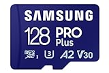 Samsung PRO Plus microSD-Karte + USB-Kartenleser, 128 GB, Für Mobile Gaming auf Smartphones, Tablet und Handheld Konsolen, UHS-I U3, Full HD & 4K UHD, 180 MB/s Lesen, 130 MB/s Schreiben, MB-MD128SB/WW