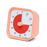 Time Timer Home MOD - 60 Minuten Visueller Timer Home Edition für Kinder – Homeschooling, Timer für Schultisch, Bürotisch und Meetings mit lautlosem Betrieb, TTM9-HDO-W