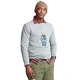 POLO RALPH LAUREN Sweatshirt für Herren mit Poloshirt, grau, M