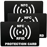 DOANTE 3 Stück NFC Schutzhülle,EC Karten Schutzhülle RFID Blocker,Schutzhülle für Bankkarten,Schutzhülle EC Karte Datenklau,Extra dünne Karte,Schutz Datendiebstahlfür,Kreditkarte ohne Kontak