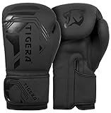 Tigera Boxhandschuhe für Männer & Frauen Training Pro Punching Heavy Bag Mitts MMA Muay Thai Sparring Kickboxhandschuhe (12oz)