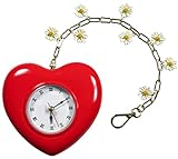Ikon Design Studio The Wizard of Oz - Tin Man Heart Clock Replica, 11 cm Hö