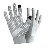 XLTEAM Ultradünne Thermo-Anti-Rutsch-Handschuhe für den Winter, winddichter Touchscreen für Männer und Frauen, ideal zum Fahren, Radfahren, Skifahren und Arbeiten im F