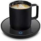 Kaffeewärmer, büro Schreibtisch Gadgets intelligenter tassenwärmer Gut als Geschenk fürs Home Office, Elektrischer Kaffeewärmer mit 2 Temperatureinstellungen, Getränkewärmer für Kaffee, M