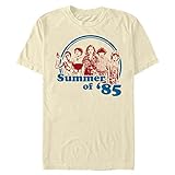 Netflix Herren Summer Of 85 Kurzarm-t-shirt, Crème, M