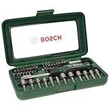 Bosch Professional Bosch 46tlg. Schrauberbit und Steckschlüssel-Set (PH-, PZ-, Hex-, T-, S-Bit, Zubehör Bohrschrauber und Schraubendreher)