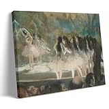Miogyu Edgar Degas Artwork – Ballett bei der Pariser Opéra, Druckposter, coole Kunstwerke, Gemälde, Wandkunst, Leinwanddrucke, Hängebild, Heimdekoration, Geschenkidee, 30 x 45