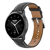 KingFan Quick Release Genuine Leather Watch Bands Watch Straps for Huawei Watch Buds Smartw