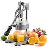 CO-Z Professionelle Zitruspresse in handelsüblicher Qualität, Handpresse, manuelle Fruchtpresse, Metallsaftpresse, robuste Saftpresse, Zitrusfrüchte, Orange, Granatap