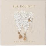 Depesche 13593.48 Klappkarte Paper Love Glückwunsch-Karte zur Hochzeit, mit passendem Spruch und bunten Designs, ohne Innentext, Klappkarte inkl. Umschlag