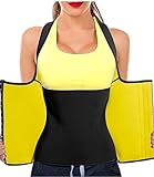 DTREEL Sauna Shirt Damen Schweiß Weste Für Unterstützt Gewichtsverlust Sauna Hemd Body Shaper Workout Für Den Muskelaufbau Das Cardio Ausdauertraining Geeignet (Color : Black, Size : L)