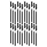 Berlingo Kugelschreiber Set, 24 Stück, mit Kappe, Mehrfarben, 0,5 mm Strichbreite, für das Büro, das Home Office oder die Schule und Uni, Serie Double Black