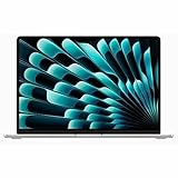 Apple 2023 MacBook Air Tragbar mit M2 Chip: 15,3 Zoll Liquid Retina Display, 8 GB RAM, 512 GB SSD, FaceTime HD 1080P Kamera, kompatibel mit iPhone/iPad; Silb