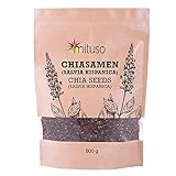 mituso Chia Samen 800g schwarz, naturbelassen | Chia Seeds Salvia Hisp
