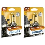 Philips 12972PRB1 Vision +30% H7 Halogen Scheinwerferlampe 12 V, 55 W, 1er Blister (Packung mit 2)