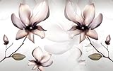 Fototapete 3D Tapete Floraler Jahrgang Tapeten Vliestapete Wandbilder XXL Wanddeko Wandtapete -331960 250x175
