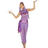 tectake Frauenkostüm zauberhafte Orient Lady | Orientalische Verkleidung | verspieltes Oberteil und Pump Hose | inkl. Kopfschmuck (L | Nr. 300987)