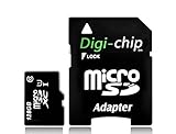 Digi-Chip 128 GB Micro-SD-Speicherkarte UHS-1 High Speed für Amazon Fire 7, Fire 7 Kids, Amazon Fire HD8, HD8 Kids, Fire HD10, Fire HD 10 Kids Tablet / PC