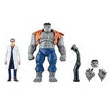 Marvel Hasbro Legends Series Gray Hulk und Dr. Bruce Banner Avengers 60th Anniversary Action-Figuren zum Sammeln (15 cm)