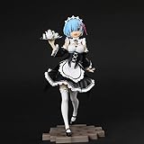 NUTSLY Anime Figure cute Girl Re:Zero REM with Accessories action Figure Anime Figures/Sculptures/Figines Anime Collectibles/Decoration Adult Toys/Dolls/Gifts 28cm/11