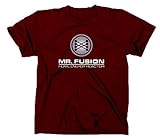 Mr Fusion T-Shirt Flux Kompensator Back to The Future Zurück in die Zukunft, XL, M