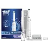 Oral-B Smart 5 5000N Elektrische Zahnbürste mit visueller Andruckkontrolle & Bluetooth-Verbindung, weiß