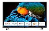 DYON Smart 32 XT 80 cm (32 Zoll) Fernseher (HD Smart TV, HD Triple Tuner (DVB-C/-S2/-T2), Prime Video, Netflix & HbbTV) [Modelljahr 2022], Schw