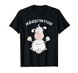 Meditation Schaf I Yoga Fun Schafe I Wortspiel T-S