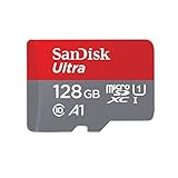SanDisk Ultra 128GB MicroSDXC Speicherkarte + SD-Adapter mit A1 App-Leistung bis zu 100 MB/s, Klasse 10, U1