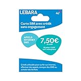 Lebara SIM Karte (Frankreich) Inkl. EUR 7,50 Gesprächsguthaben - Französische R