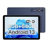 UMIDIGI G2 Tablet 10,1 Zoll, Android 13 8GB(4+4)+64GB Bis zu 1TB, Google GMS + Widevine L1 zertifiziert PC, 1280*800HD, WiFi6 BT5.0, 6000mAh 8MP+8MP Tab mit 3,5mm Audiobuchse/OTG/Type C