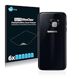 Savvies 6 Stück Schutzfolie kompatibel mit Samsung Galaxy S7 (NUR Kamera) Displayschutz-Folie Ultra-Transp