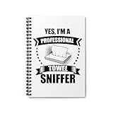 Spiral-Notizbuch mit lustigem 'I'm a Professional'-Motiv, Snif-Test-Enthusiasten, humorvoller Duft, Einheitsgröß
